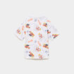 T-shirt manches courtes coton Naruto blanc gar&ccedil;on