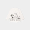 T-shirt &eacute;paule manches longues boutonn&eacute;e blanc b&eacute;b&eacute; gar&ccedil;on