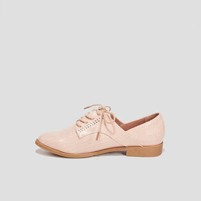 derbies a lacets avec perforations rose femme Derbies à lacets avec perforations rose femme