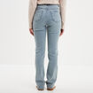 Jeans straight taille standard Creeks bleu fonc&eacute; femme