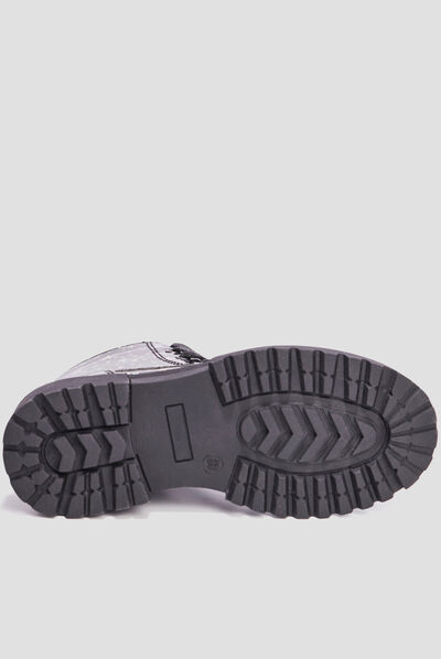 Bottines vernies zippées noir fille