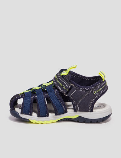 Sandales Trappeur bleu marine garçon