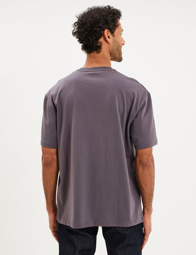 T-shirt manches courtes Rolling Stones gris homme