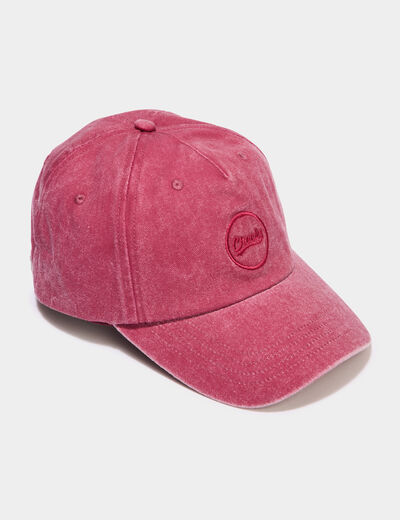 Casquette bordeaux femme