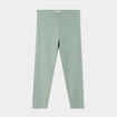 Legging 7/8 &egrave;me taille &eacute;lastiqu&eacute;e vert pastel femme