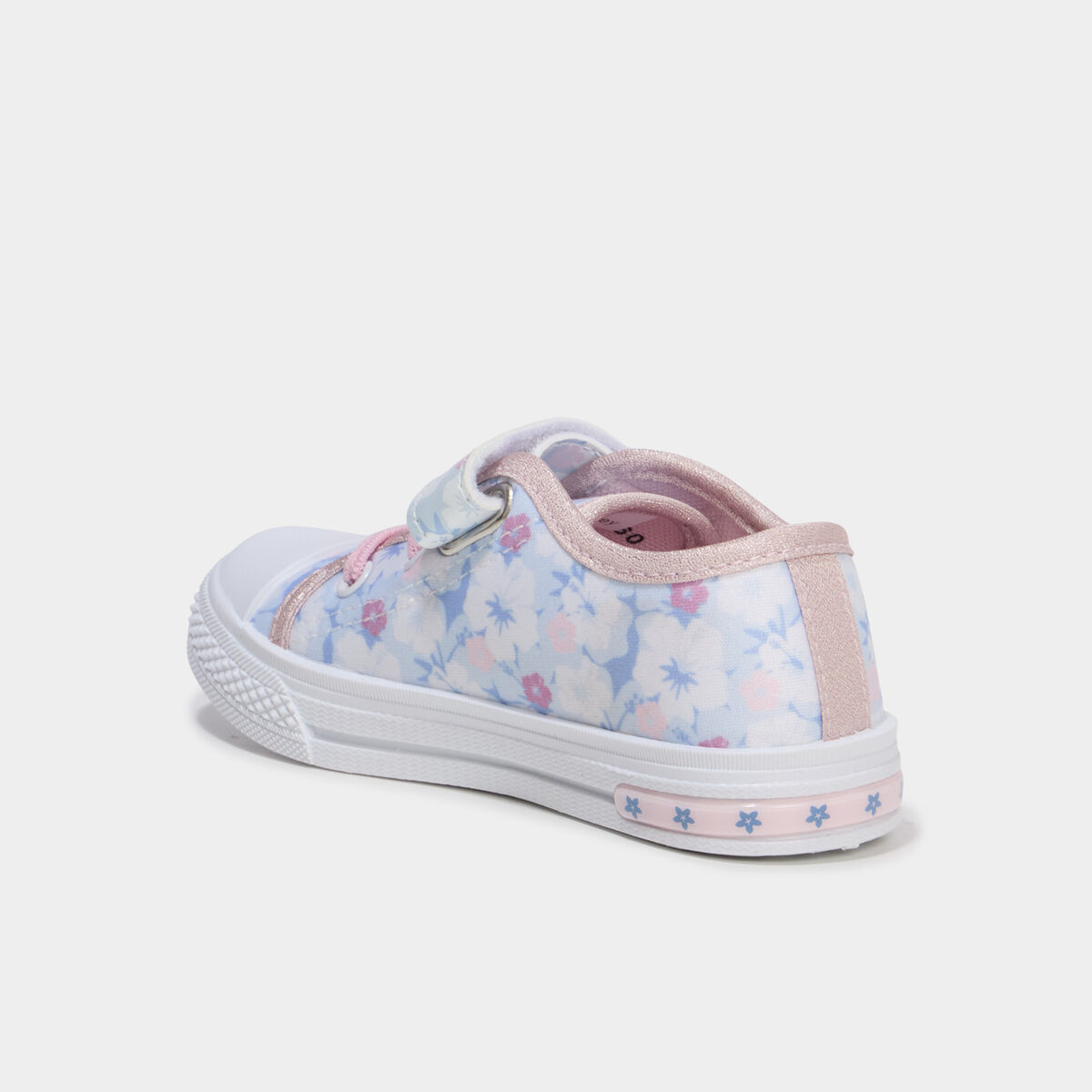 Tennis basses en toile lumineuses Stitch multicolore fille