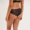Shorty en dentelle noir femme