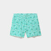 Short fluide taille &eacute;lastiqu&eacute;e ecru femme grande taille