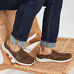 Mocassins en cuir marron homme