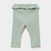 Legging c&ocirc;tel&eacute; &agrave; volants vert pastel b&eacute;b&eacute; fille