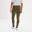 Pantalon cargo skinny 7/8ème Liberto vert kaki femme