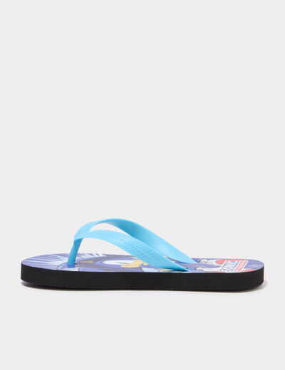Tongs Sonic bleu gar&ccedil;on