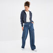 Pull c&ocirc;tel&eacute; manches longues Creeks blanc femme