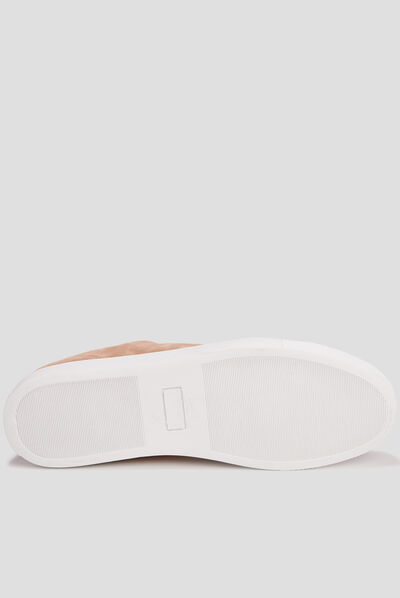 Tennis à lacets beige homme
