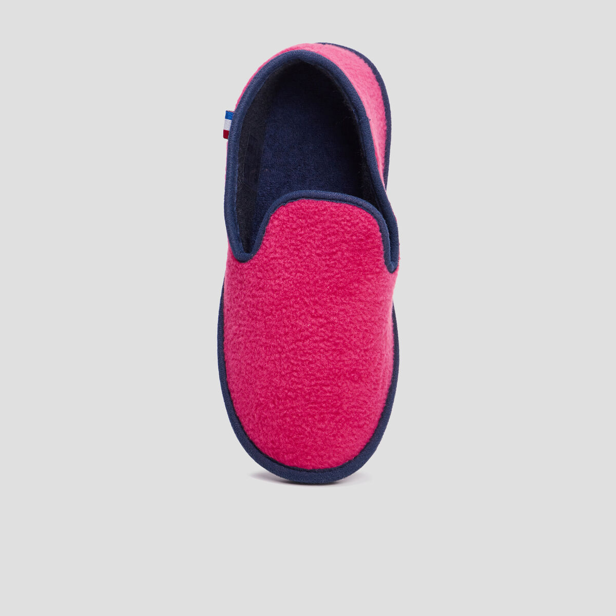 Chaussons à bout rond rose femme