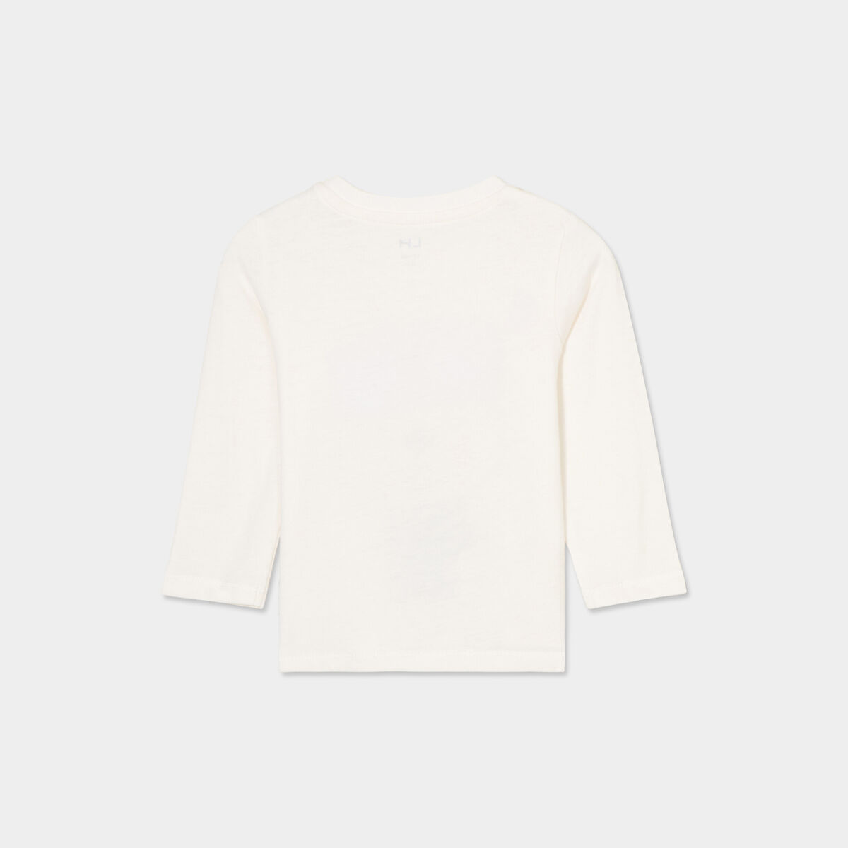 T-shirt manches longues coton blanc bébé garçon