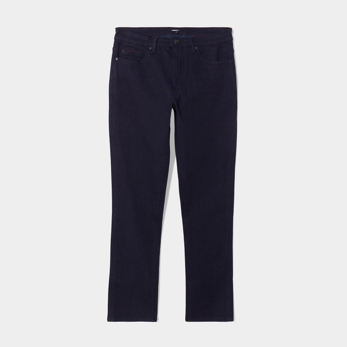 Pantalon straight 5 poches Liberto bleu foncé homme