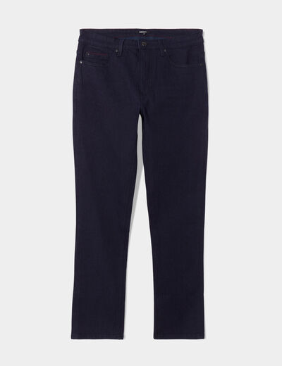 Pantalon straight 5 poches Liberto bleu foncé homme