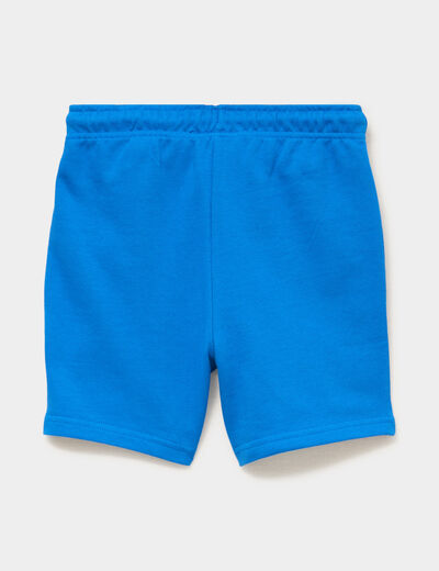 Short taille &eacute;lastiqu&eacute;e coton Sonic noir gar&ccedil;on