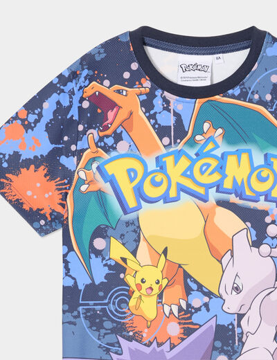 T-shirt manches courtes Pokémon multicolore garçon