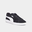 Tennis basses à lacets cuir Puma Smash noir homme
