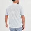 T-shirt oversize manches courtes Creeks bleu clair homme
