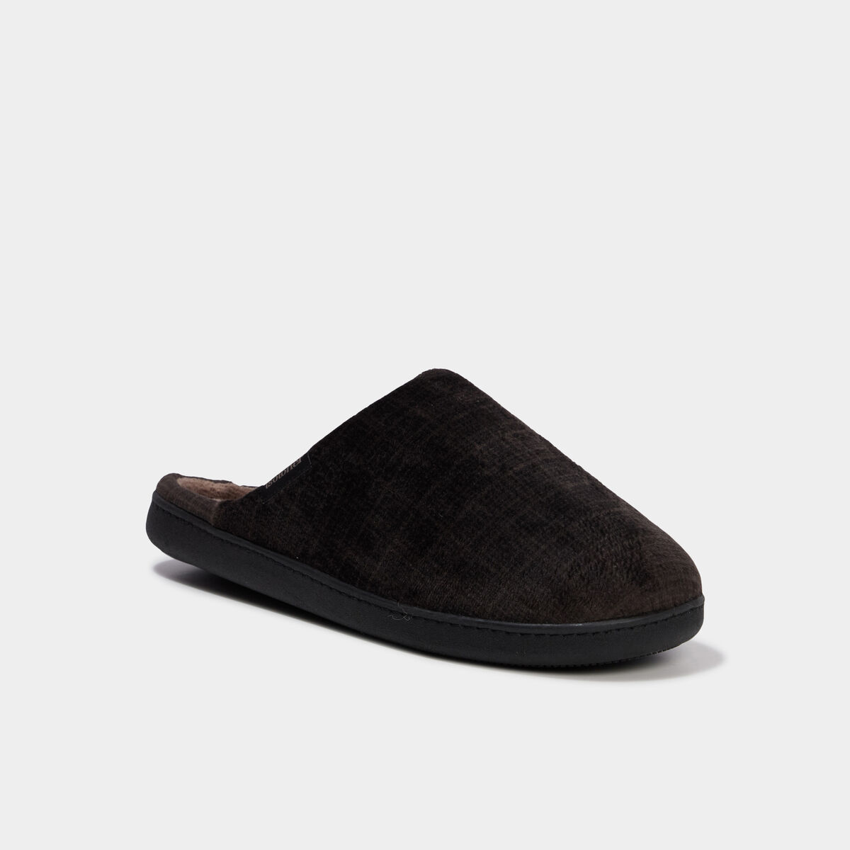 Chaussons mules Isotoner Ergonomie vert kaki homme