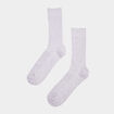 Lot 2 paires chaussettes côtelées gris clair homme