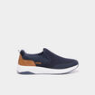 Baskets semelles &eacute;paisses bleu marine homme