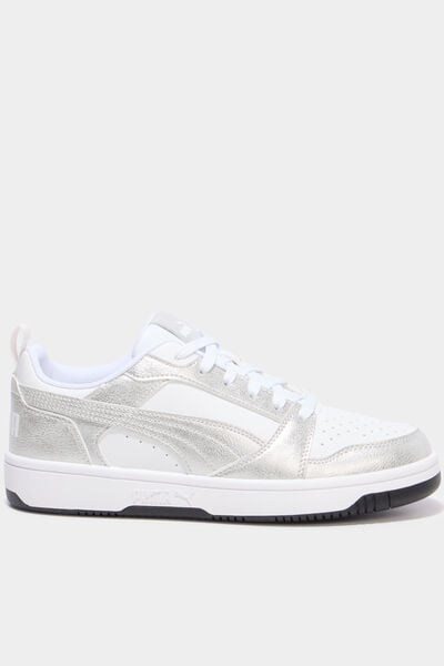 Baskets Rebound V6 Puma gris argent femme