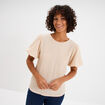 T-shirt manches courtes ballons sable femme
