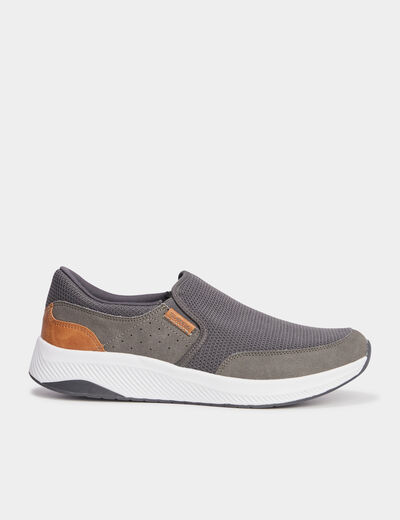 Loafers semelle épaisse gris homme