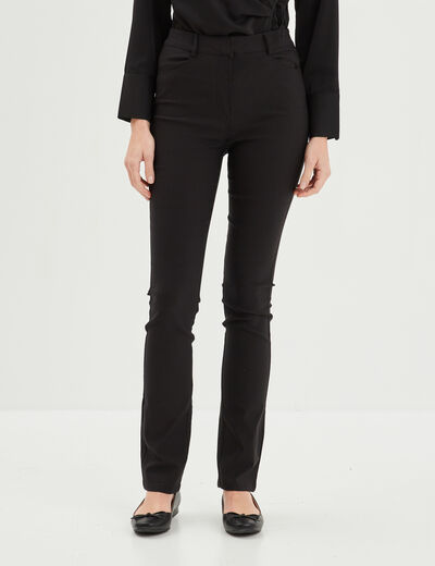 Pantalon stretch taille haute Mosquitos noir femme