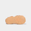 Sandales en cuir semelle souple camel b&eacute;b&eacute; gar&ccedil;on