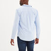 Chemise coton manches longues Creeks bleu ciel homme