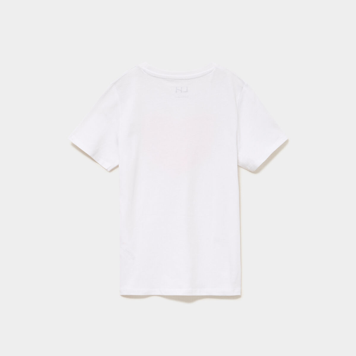 T-shirt manches courtes coton blanc gar&ccedil;on