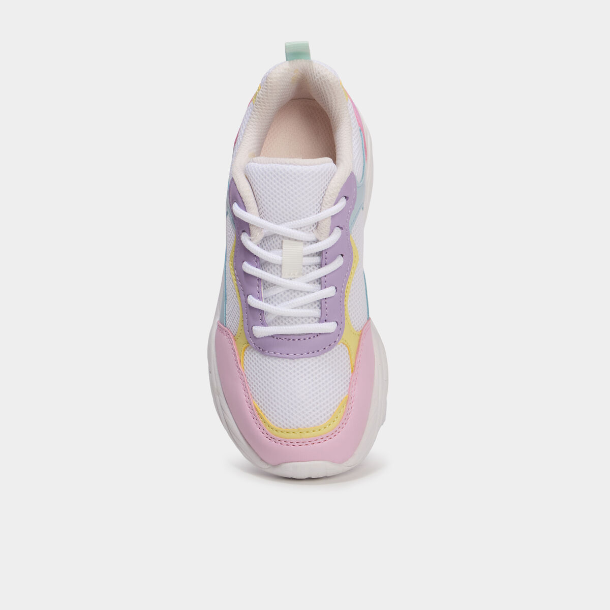 Baskets running semelle m&eacute;moire de forme multicolore fille