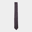 Cravate effet satin noir homme
