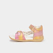 Sandales en cuir Kickers Binsia rose fille