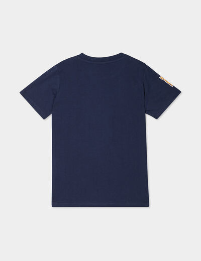 T-shirt manches courtes coton Sonic bleu marine garçon