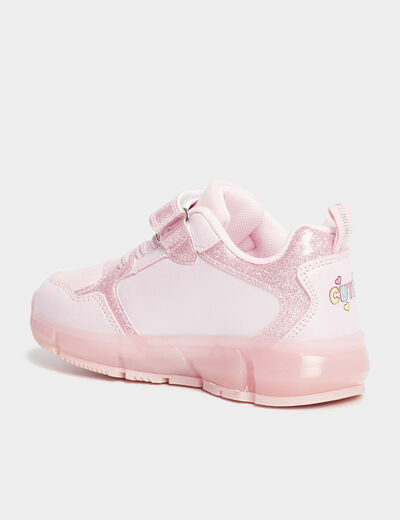 Baskets lumineuses Pat Patrouille rose fille