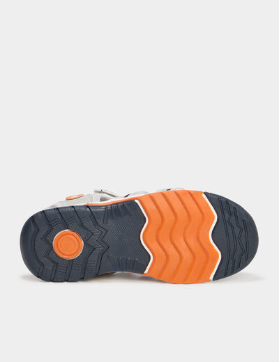 Sandales Trappeur gris garçon