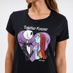 T-shirt &Eacute;trange No&euml;l Monsieur Jack noir femme