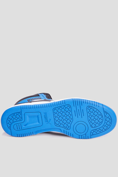 Baskets montantes à lacets Puma Rebound bleu homme