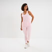 D&eacute;bardeur de sport fluide dos nageur rose clair femme
