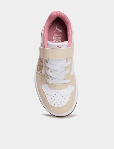 Baskets &agrave; scratchs Puma Rebound Slam sable fille