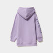 Sweat hoodie oversize à capuche Stitch parme fille