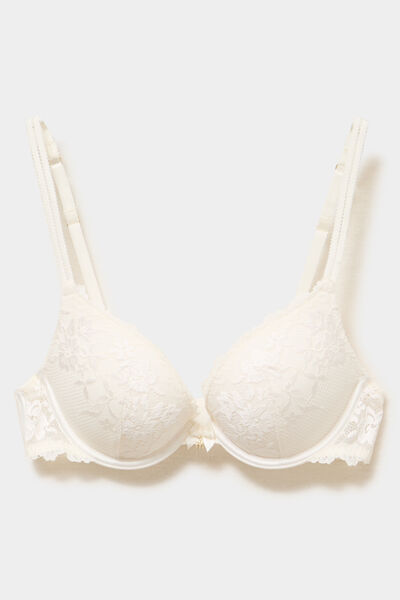 Soutien-gorge maxi push-up blanc femme