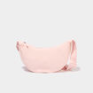 Sac banane en bandouli&egrave;re rose pastel femme