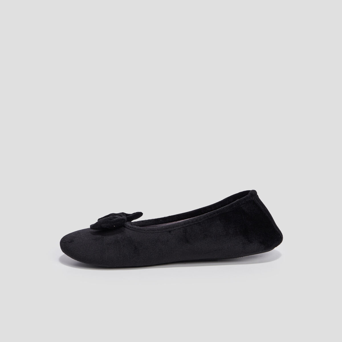 Chaussons ballerines Isotoner noir femme